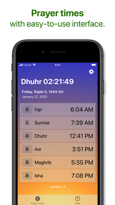 Islamic Prayer Times & Qibla Screenshots