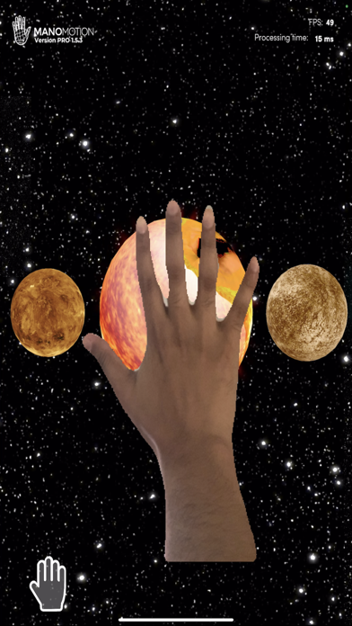 ManoMotion Hand Occlusion Screenshots