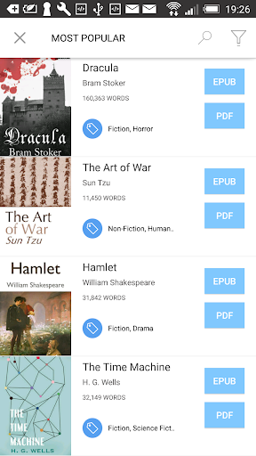 Bookari Ebook Reader Premium Screenshots