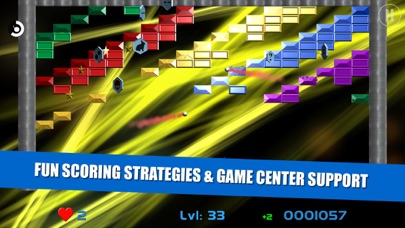 Capturas de tela do Xtreme Brick Breaker