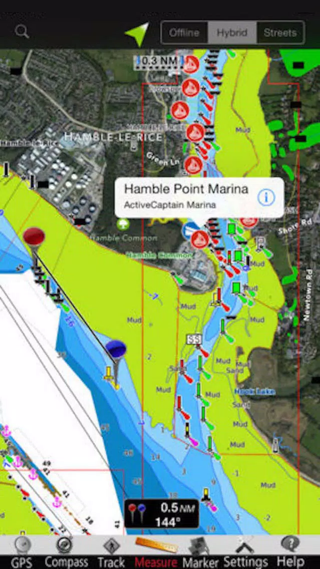 Melilla GPS Nautical Charts Screenshots