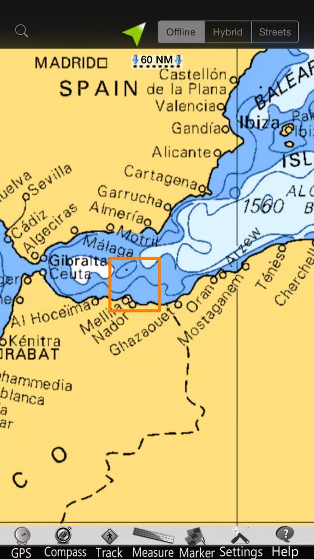 Melilla GPS Nautical Charts Screenshots