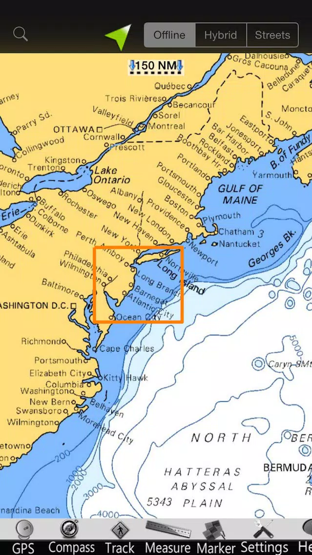 New Jersey GPS Nautical Charts Screenshots