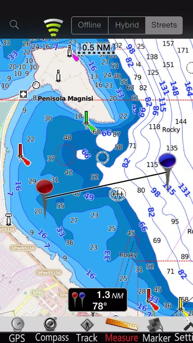 Apulia GPS Nautical Charts Screenshots