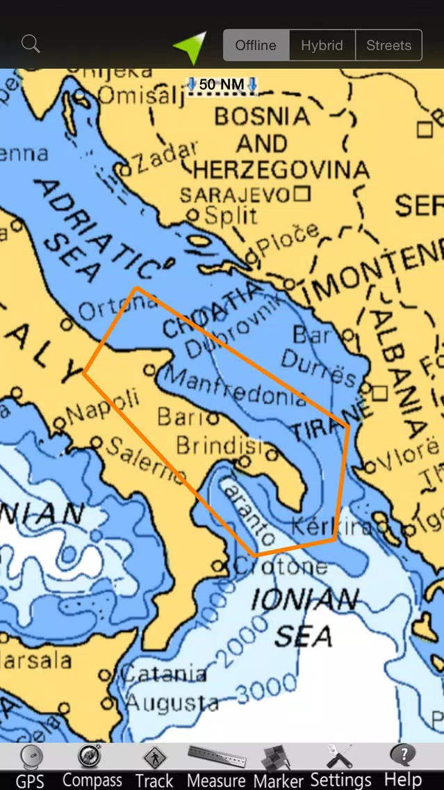 Apulia GPS Nautical Charts Screenshots