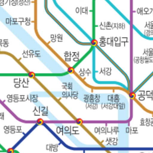 Seoul Metro Subway Map 2024