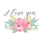 Love Messages Flowers Stickers by Maraquela