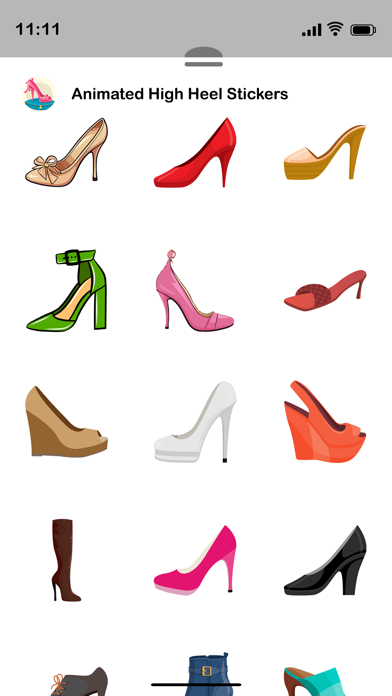 Animated HIGH HEEL Stickers Screenshots