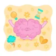 Brainy Brain Activity Stickers