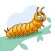 Caterpillar Crawling Stickers