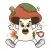 Holiday Mushroom Stickers