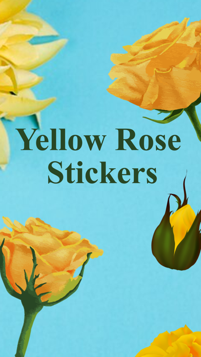 Yellow Rose Stickers Screenshots
