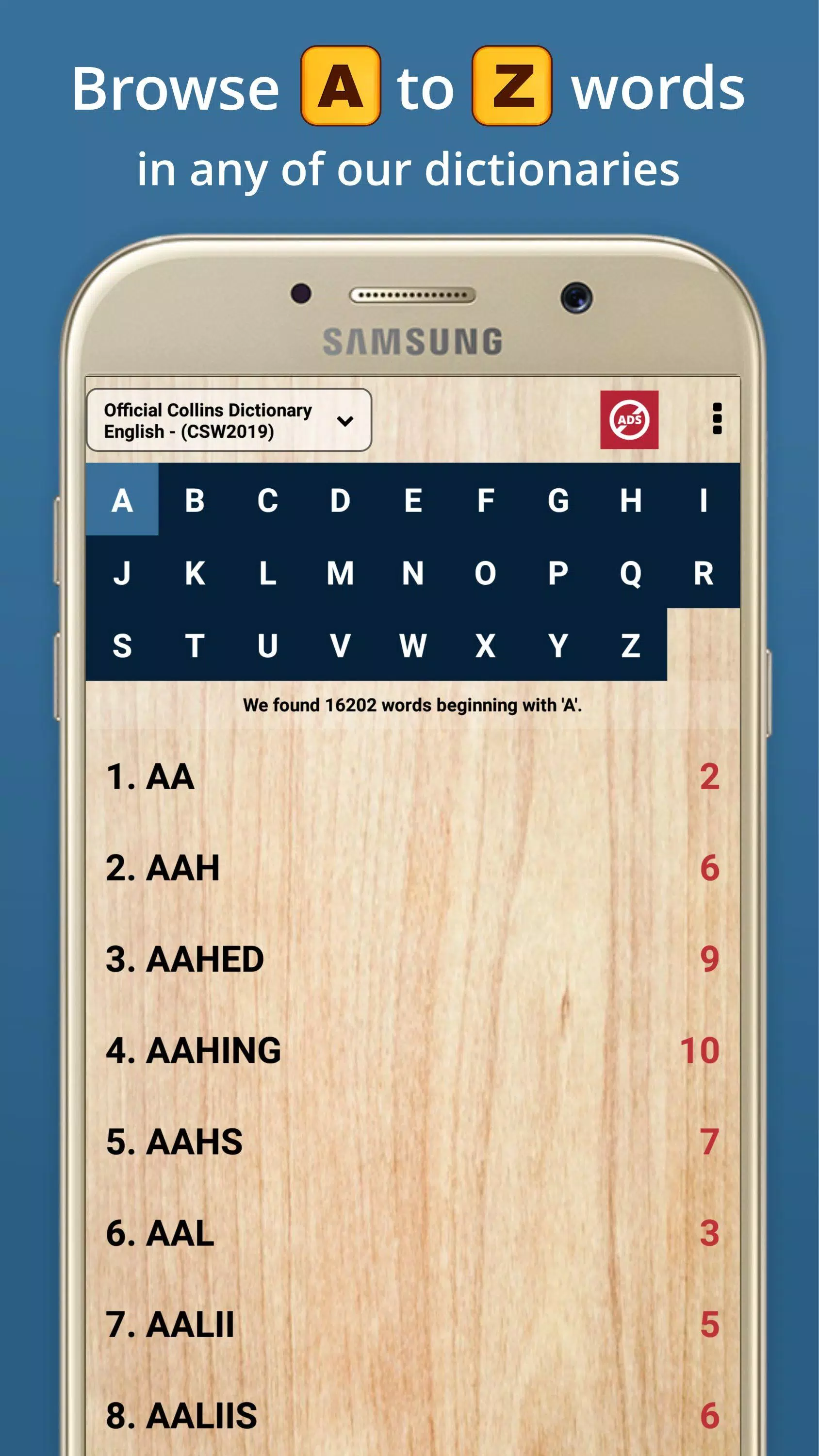 Scrabble & WWF Word Checker Screenshots