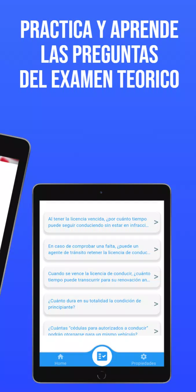 Preguntas examen de conducir Screenshots