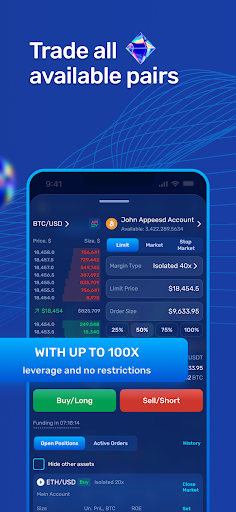 Margex – Up to 100x Leverage Screenshots