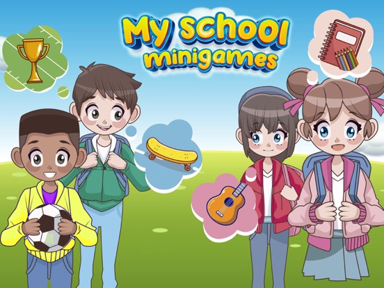 My School Mini Games iPad Screenshots