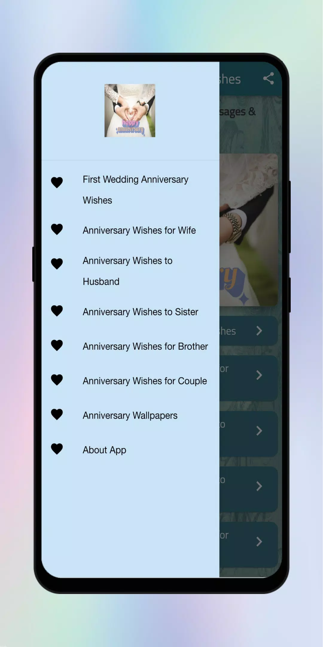 Wedding Anniversary Wishes Screenshots