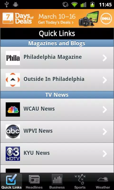 Philadelphia Local News Screenshots
