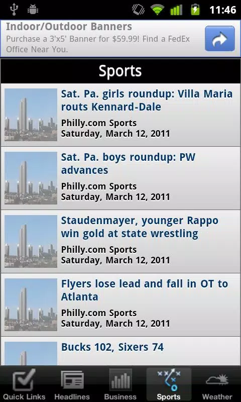 Philadelphia Local News Screenshots