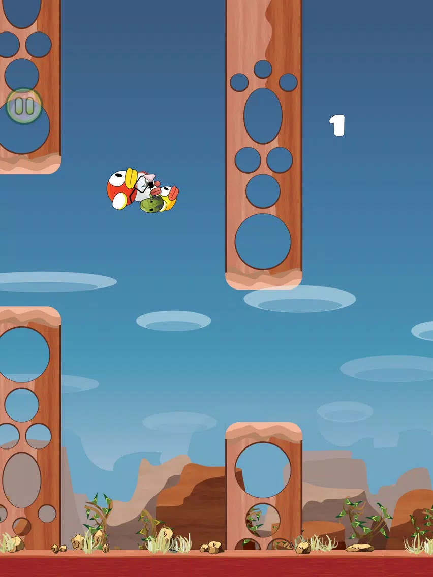 Ảnh chụp màn hình của Monko Flappo PLUS-Flappy Monky iPad 