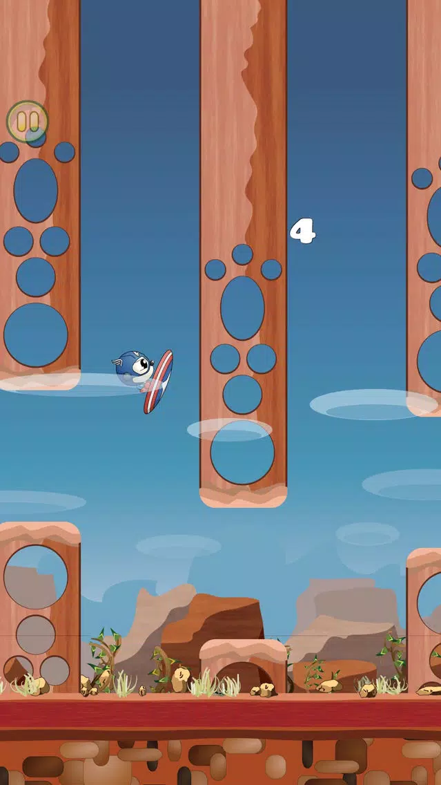 Ảnh chụp màn hình của Monko Flappo PLUS-Flappy Monky