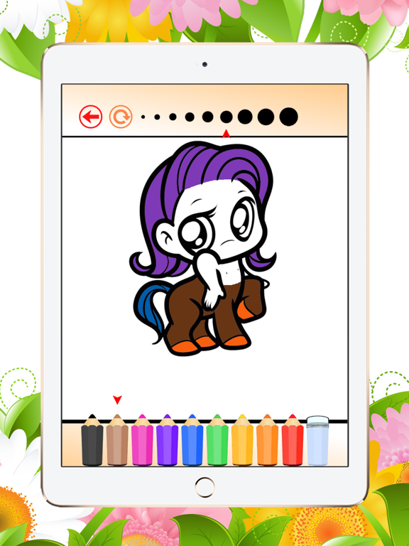 Mythical Creatures Coloring Book for Kids iPad Screenshots