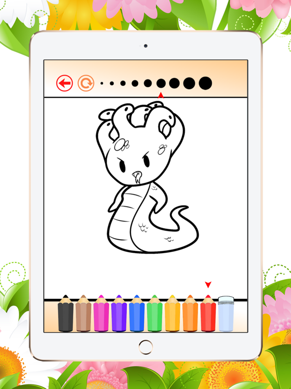 Mythical Creatures Coloring Book for Kids iPad Screenshots