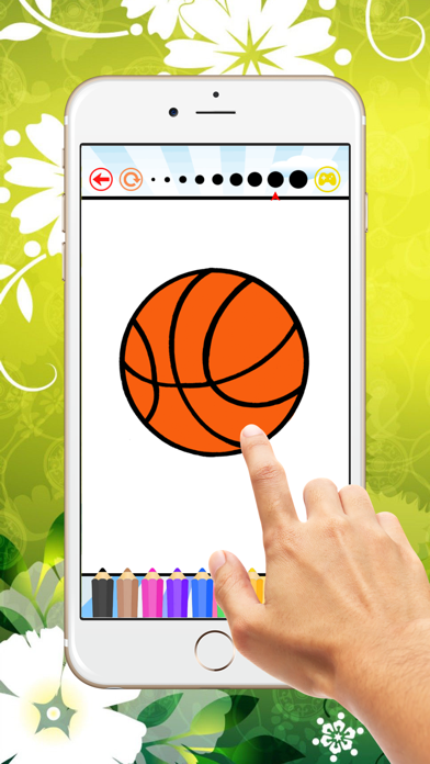 Sport Coloring Book: Learn to color and draw an athlete, football player, tennis and more Screenshots