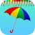 umbrella coloring book  free games foe kids : learn to paint umbrellas and shoes.