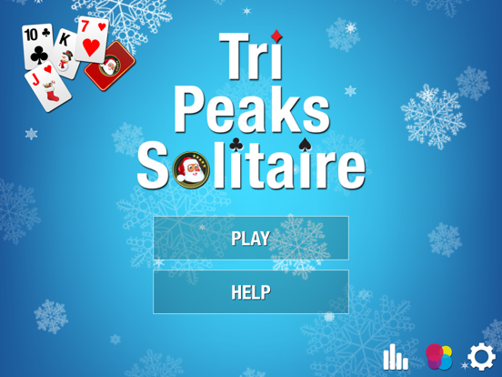Christmas Tri-Peaks Solitaire iPad Screenshots