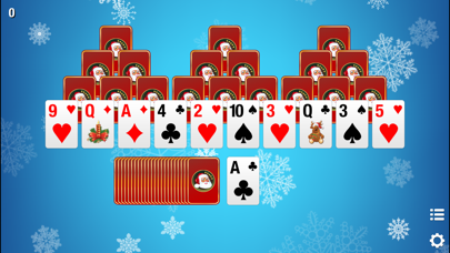 Christmas Tri-Peaks Solitaire Screenshots