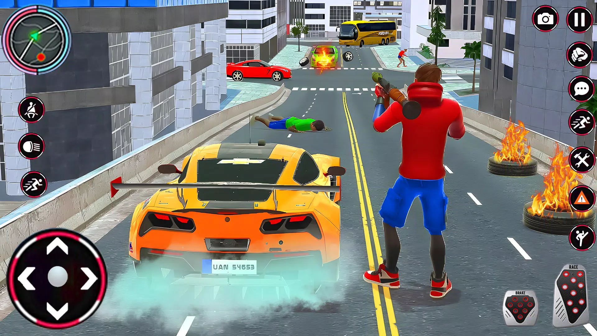 Flying Spider Rope Hero Fight Screenshots