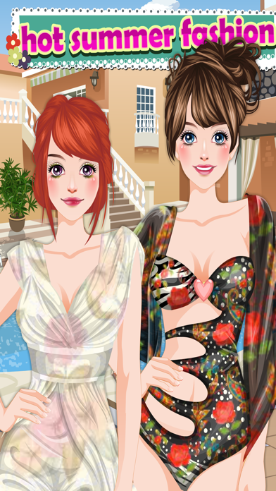 Hot Summer Fashion – play this fashion model game for girls who like to play dressup and makeup games in summer Screenshots