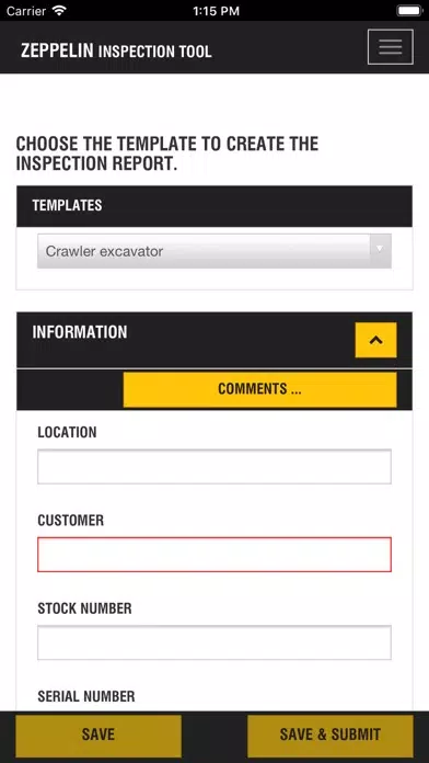 Captures d'écran de Zeppelin Inspection Tool