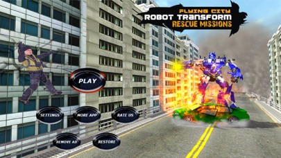 Capturas de pantalla de Future Flying City Robot