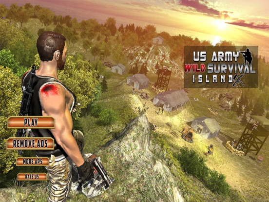 US Army War Survival Island iPad 应用截图