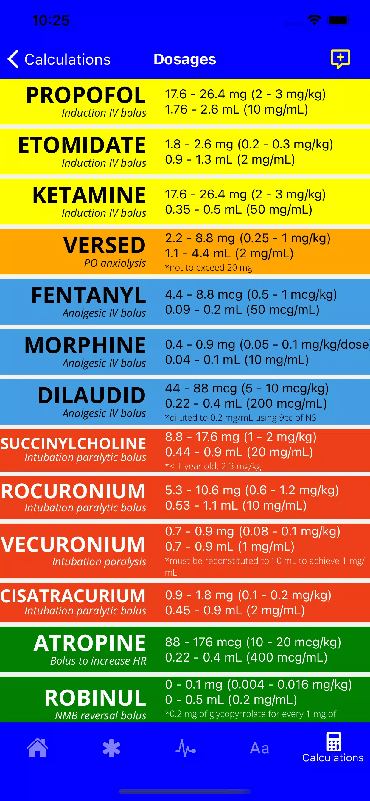 Master Anesthesia Screenshots