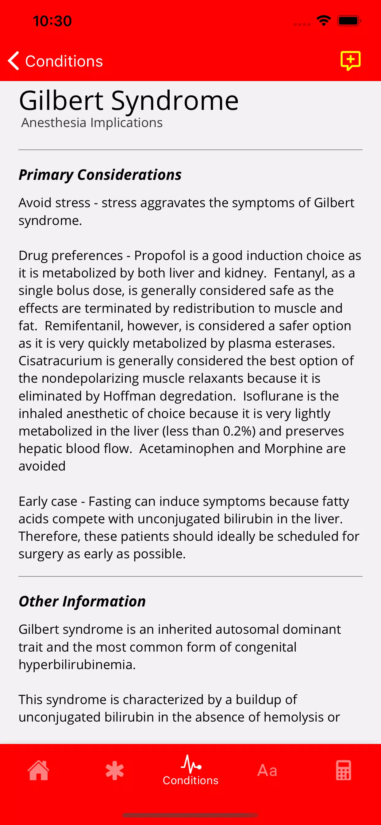 Master Anesthesia Screenshots