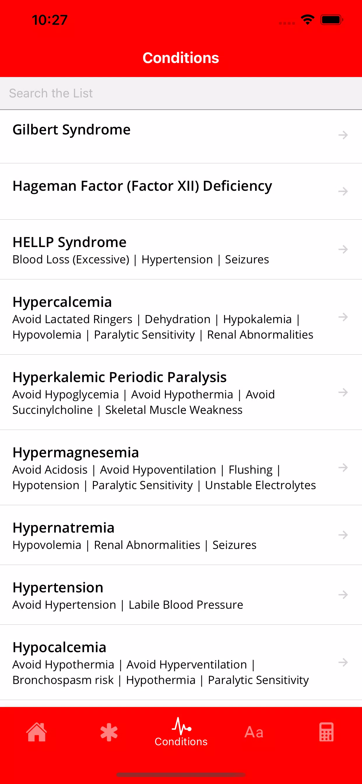Master Anesthesia Screenshots