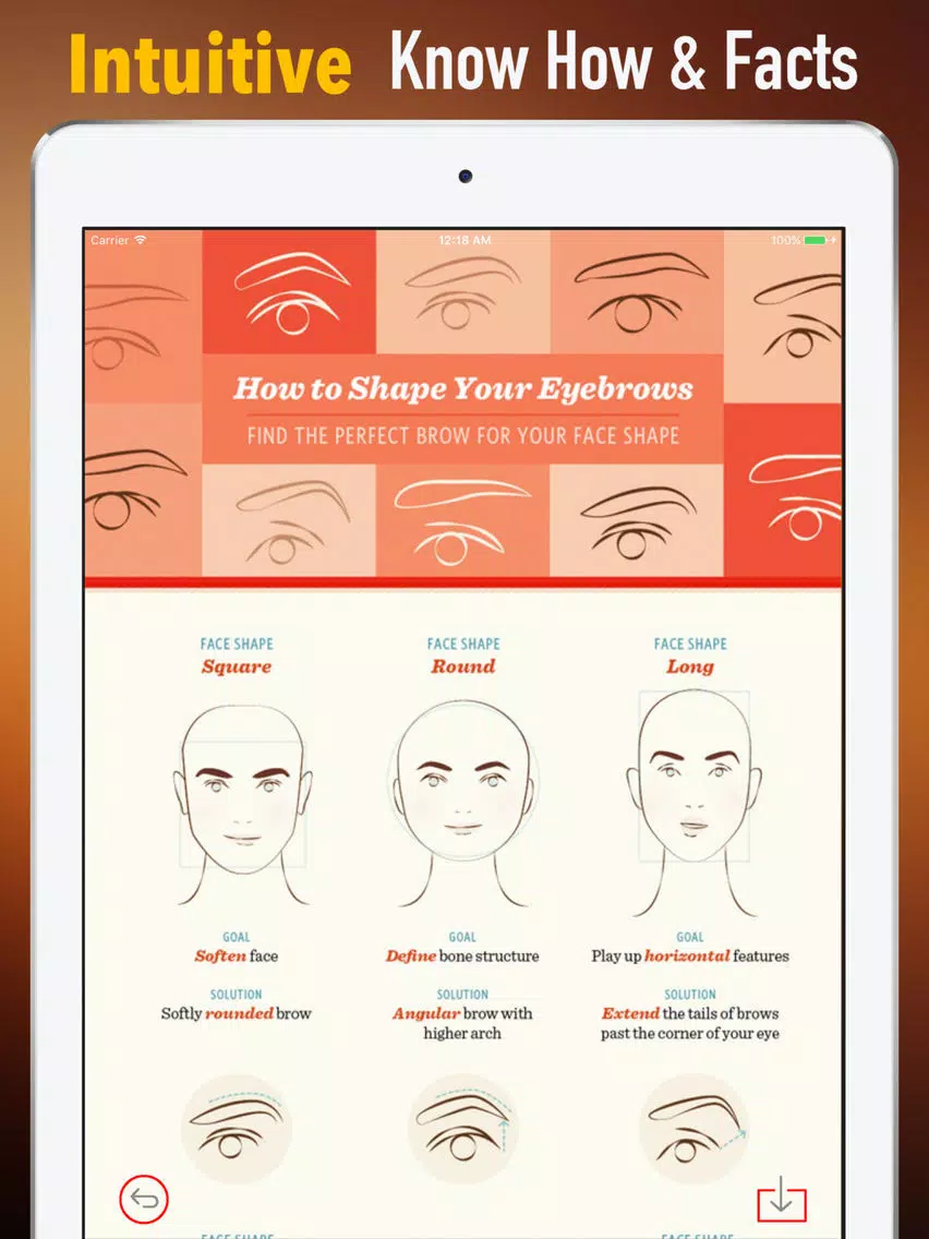 How to Shape Eyebrows-Perfect Eyebrow Shape iPad Screenshots