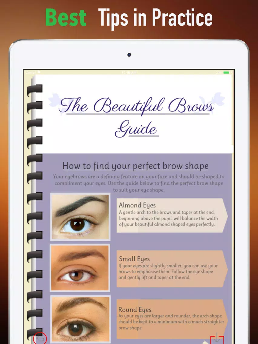 How to Shape Eyebrows-Perfect Eyebrow Shape iPad Screenshots