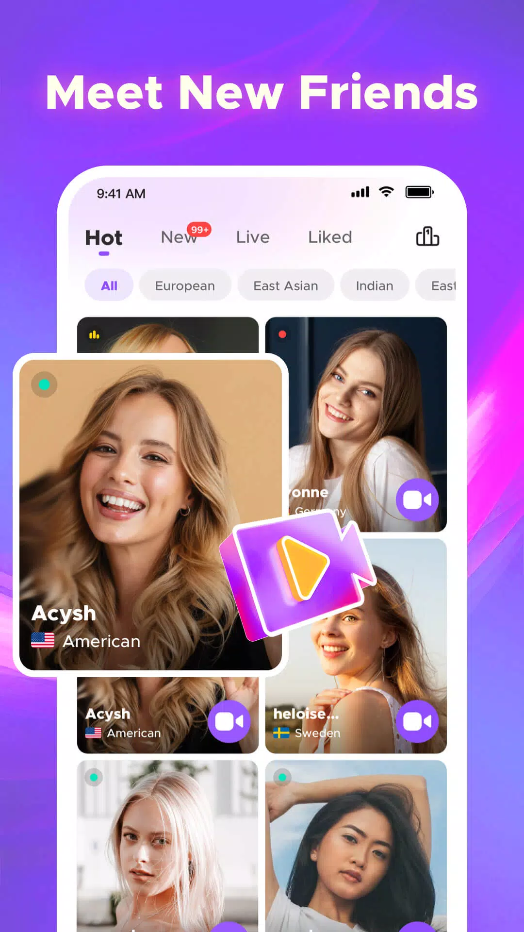 matchX: Chat. Dating. Live. Screenshots