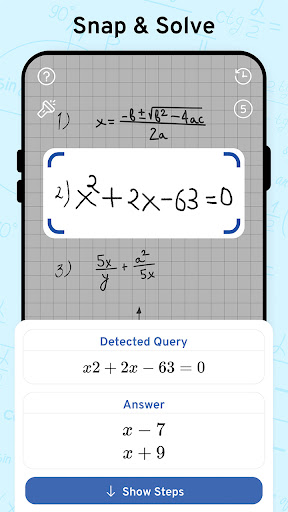Math Scanner - Math Solutions Screenshots