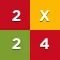 2x2=4