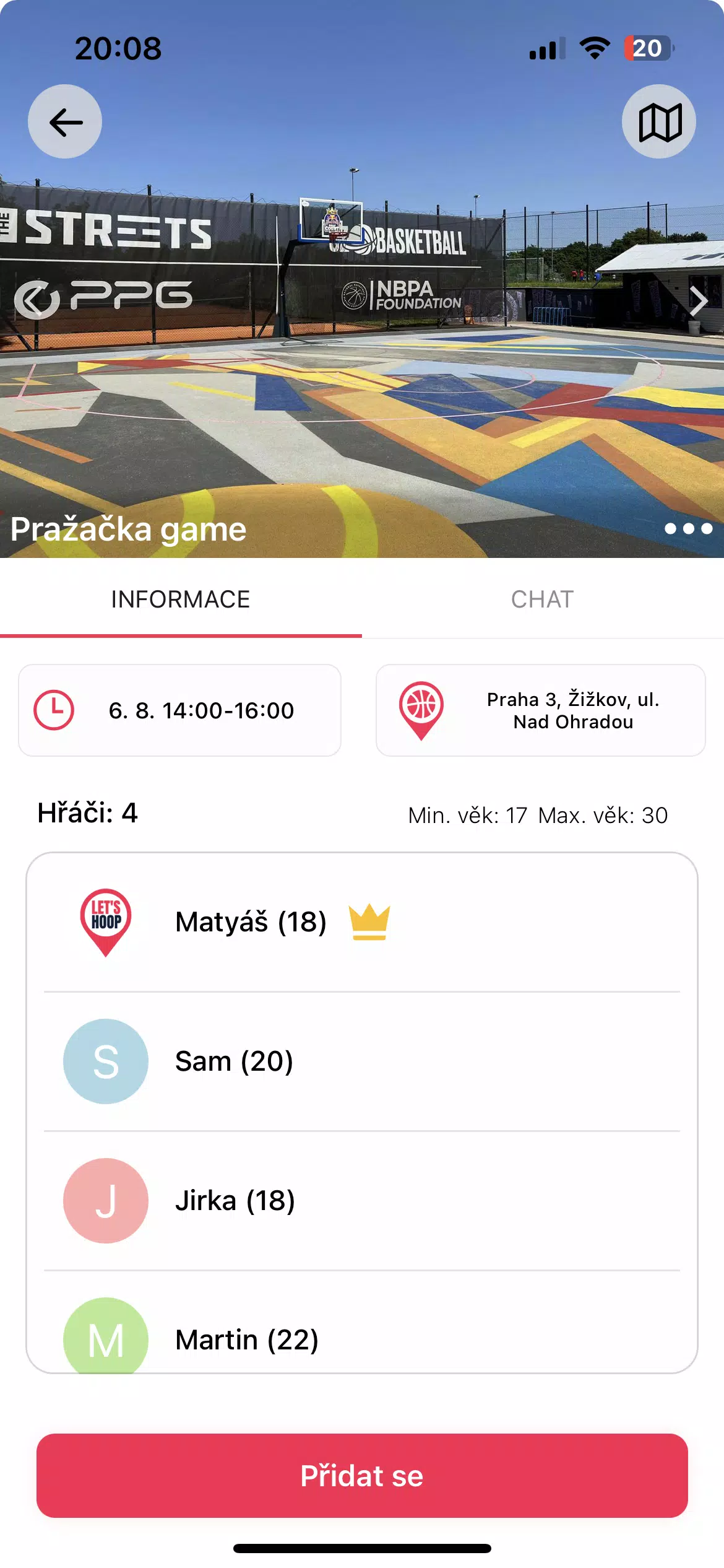 Ảnh chụp màn hình của Let's Hoop