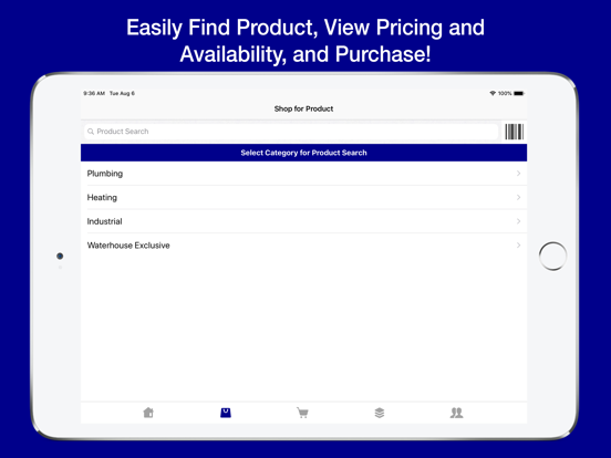 Maumee Supply OE Touch iPad Screenshots