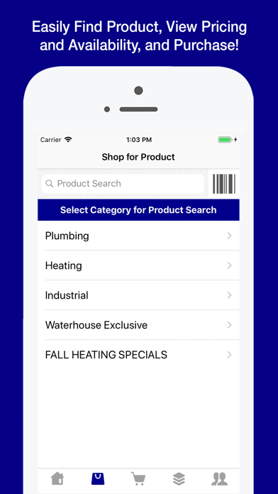 Maumee Supply OE Touch Screenshots