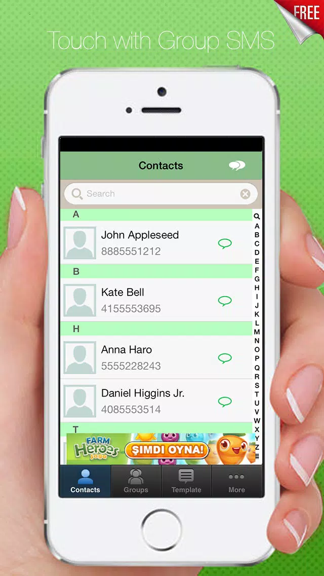 Group SMS Free. Screenshots