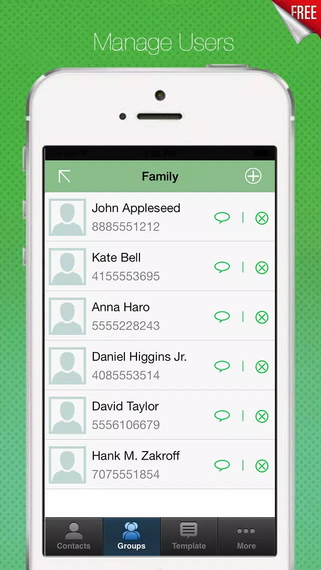 Group SMS Free. Screenshots