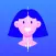 Face symmetry tester & mirror